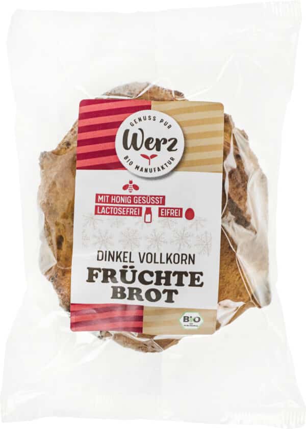 Früchtebrot, Dinkel Vollkorn, 250 g