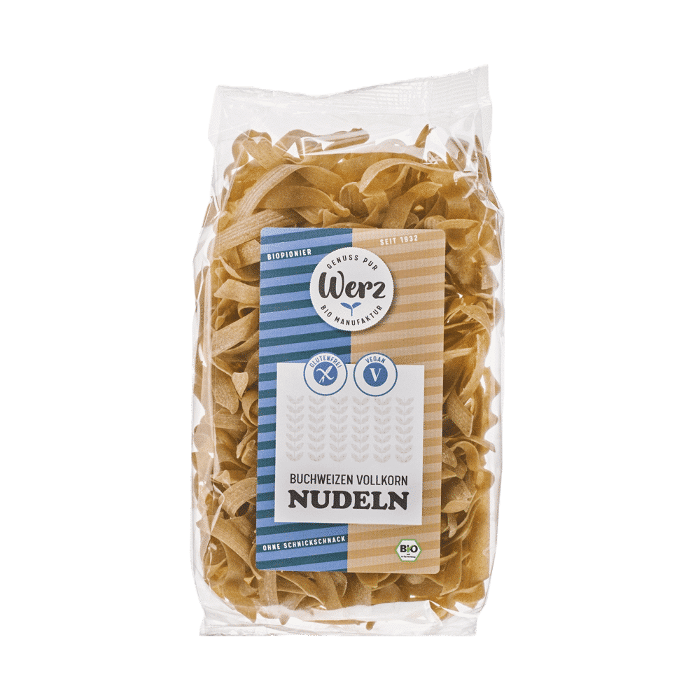 Vollkornnudeln Glutenfrei - Buchweizen Vollkorn Nudeln