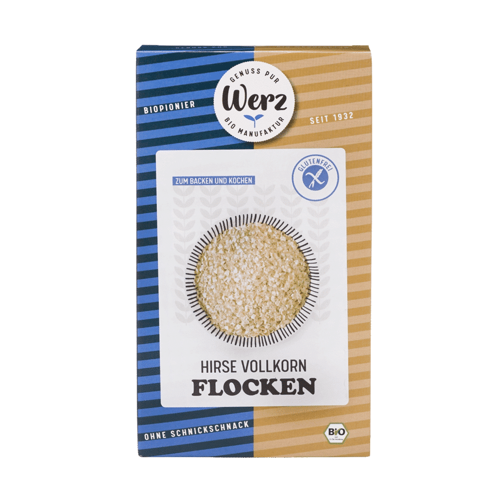 Glutenfreie Flocken - Hirse Vollkorn Flocken