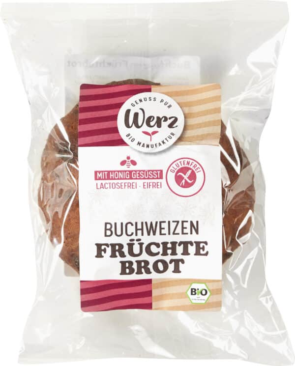 Buchweizen Früchtebrot, Vollkorn, glutenfrei, 250 g
