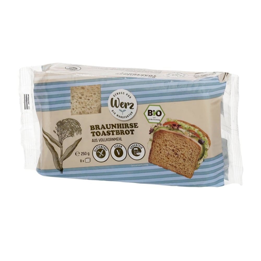 Glutenfreies Brot - Braunhirste Toastbrot