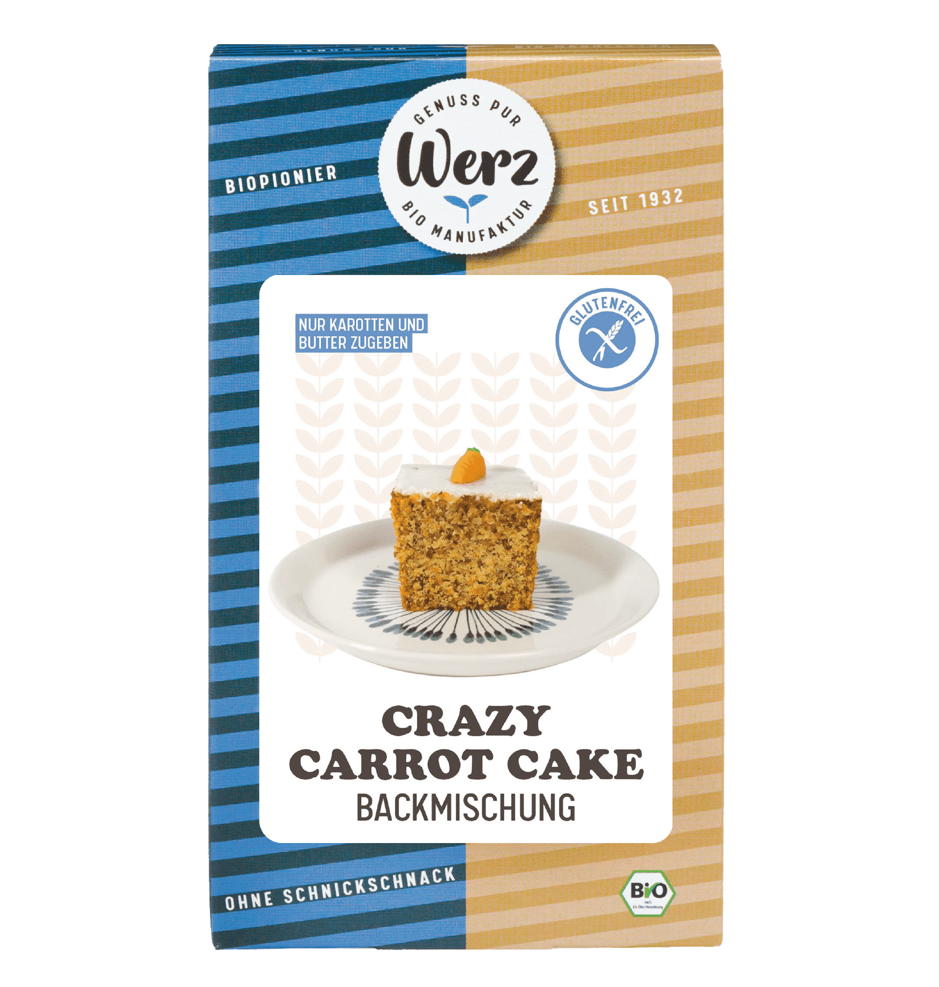Glutenfreie Backmischung - Crazy Carrot Cake