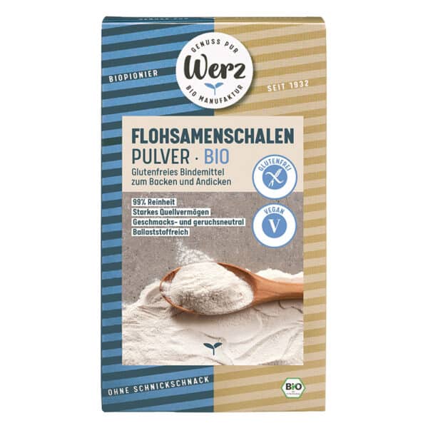 Flohsamenschalenpulver - Unser Flohsamenschalen Pulver von Werz