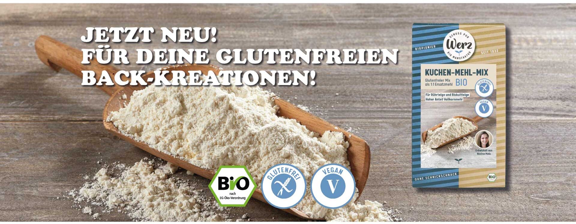 Glutenfreie Backmischung - Kuchen-Mehl-Mix